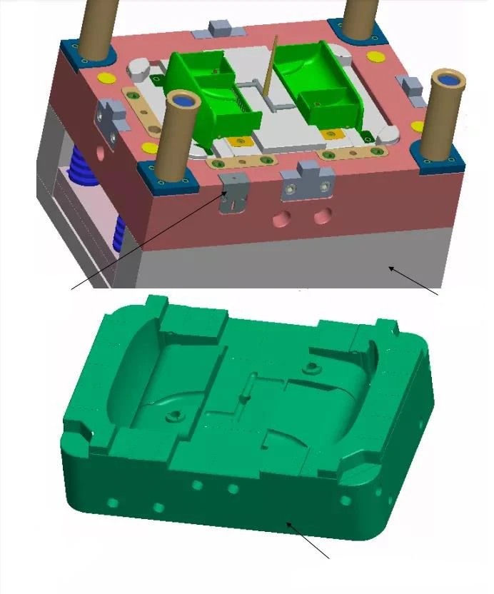 mould for washing machine soap box